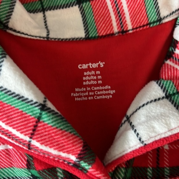 Carters mom & dad matching PJs - PJ shirt for mom- medium / pants for dad XL - Picture 7 of 11